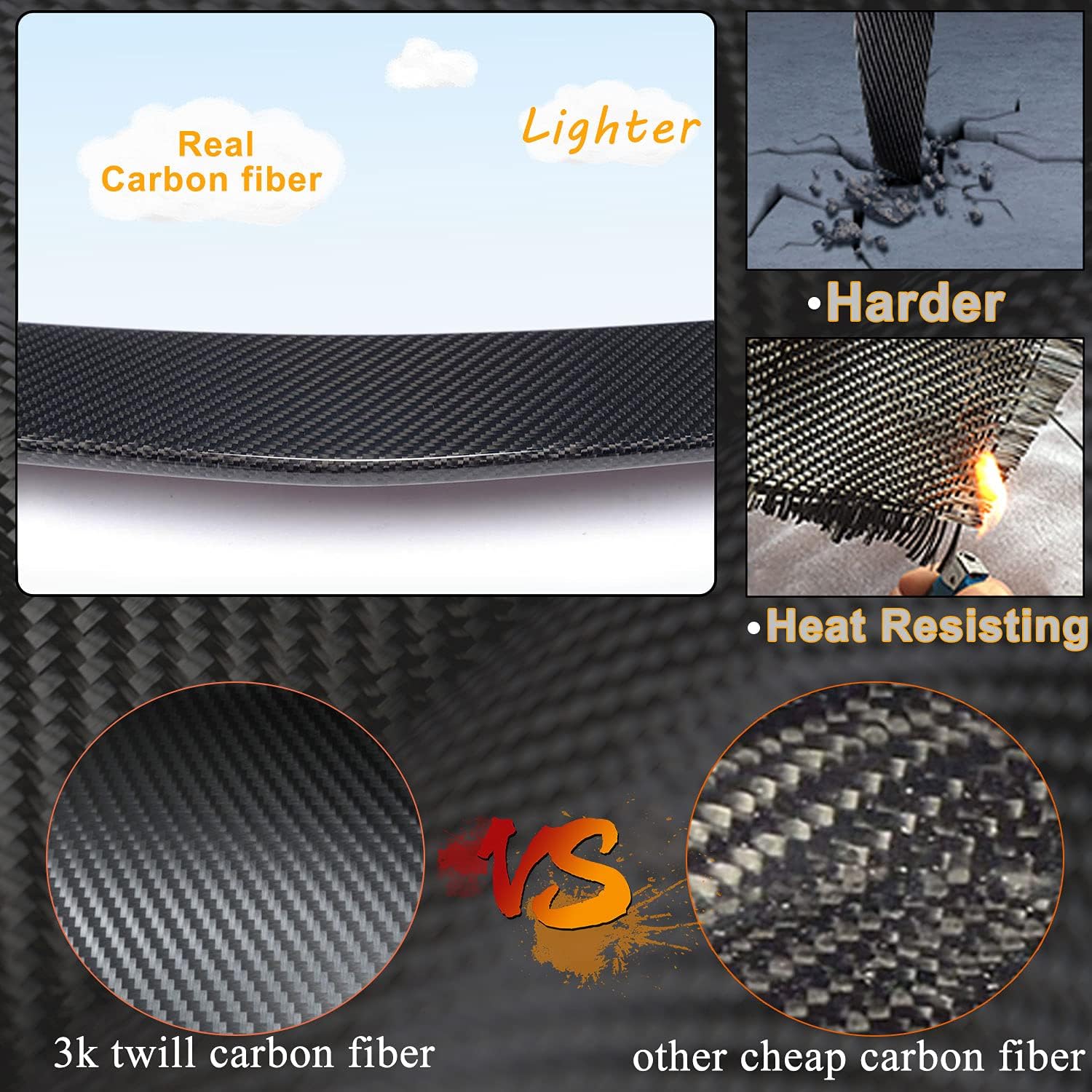 MCARCAR KIT Carbon Fiber Trunk Spoiler Fits for Mercedes Benz E Class W207 C207 Coupe 2009-2016 Factory Outlet E200 E250 E300 E350 E400 E500 E550 Auto CF Rear Boot Lid Highkick Wing