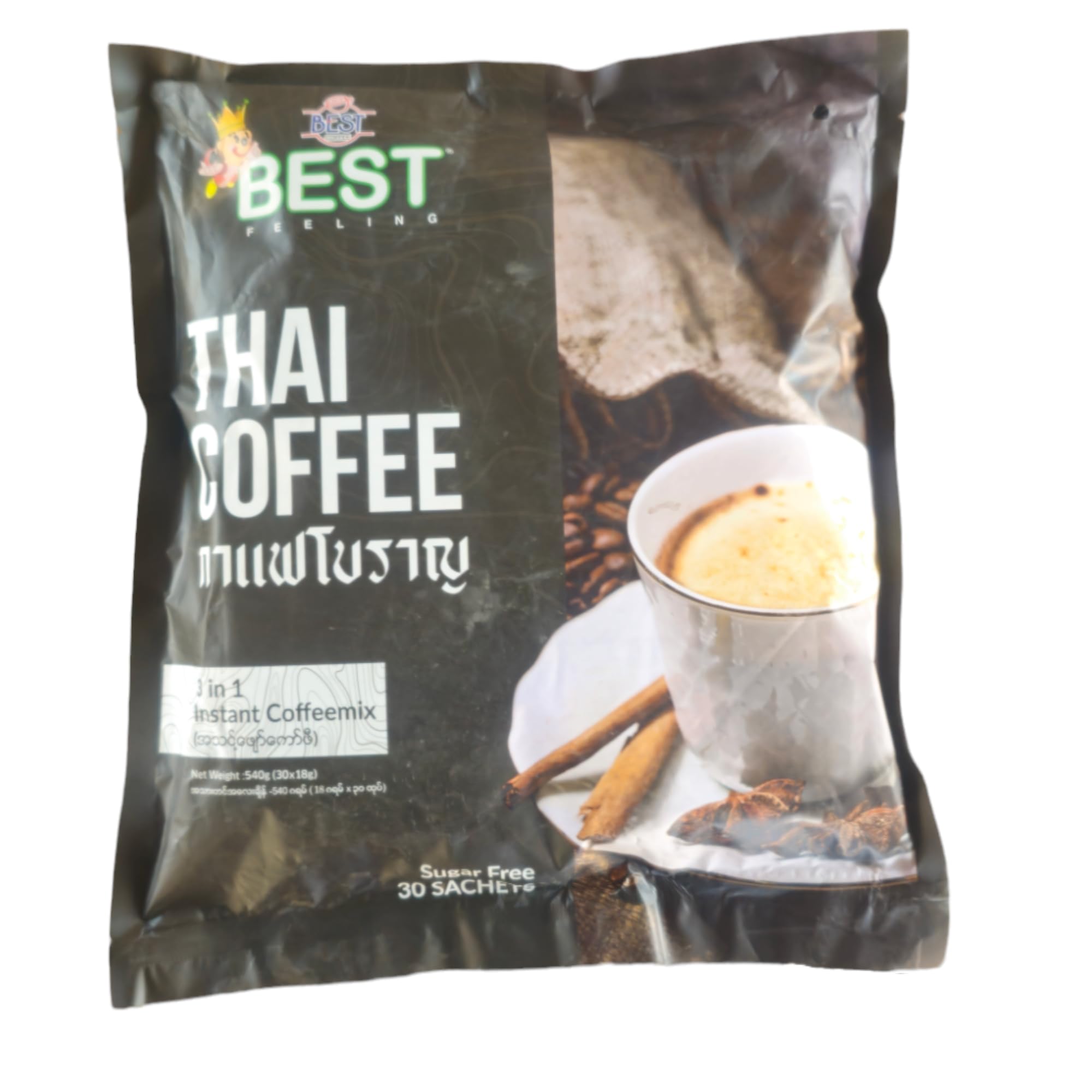 Buy Thai Coffee Mix 3 In 1 Sachets, Instant Coffee/ 550 Grams / 30