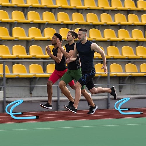 Miniatura 3 de Wettarn 18 unidades de entrenamiento de velocidad de 6 pulgadas, obstáculos de entrenamiento de agilidad, obstáculos de entrenamiento duradero,