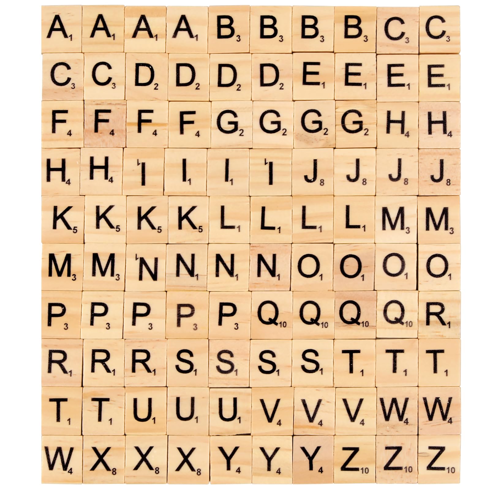 100 pezzi di piastrelle in legno multicolore lettere alfabeto parole inglesi artigianali 20 * 18 mm acquista in modo economico - spedizione gratuita, recensioni reali con foto