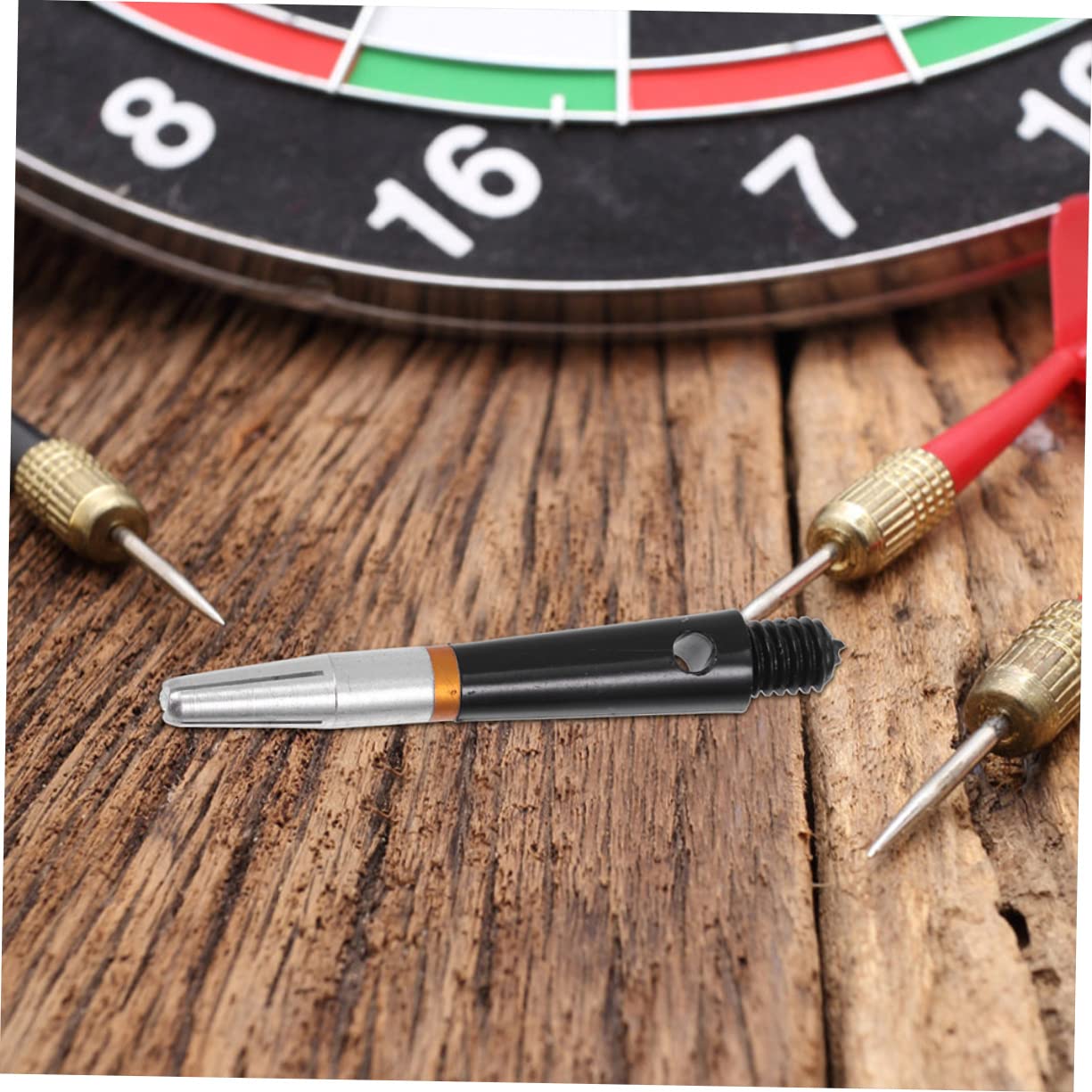 Mipcase Flights and Shafts Set 6pcs Reusable Shafts Unique Shape for Improved Grip