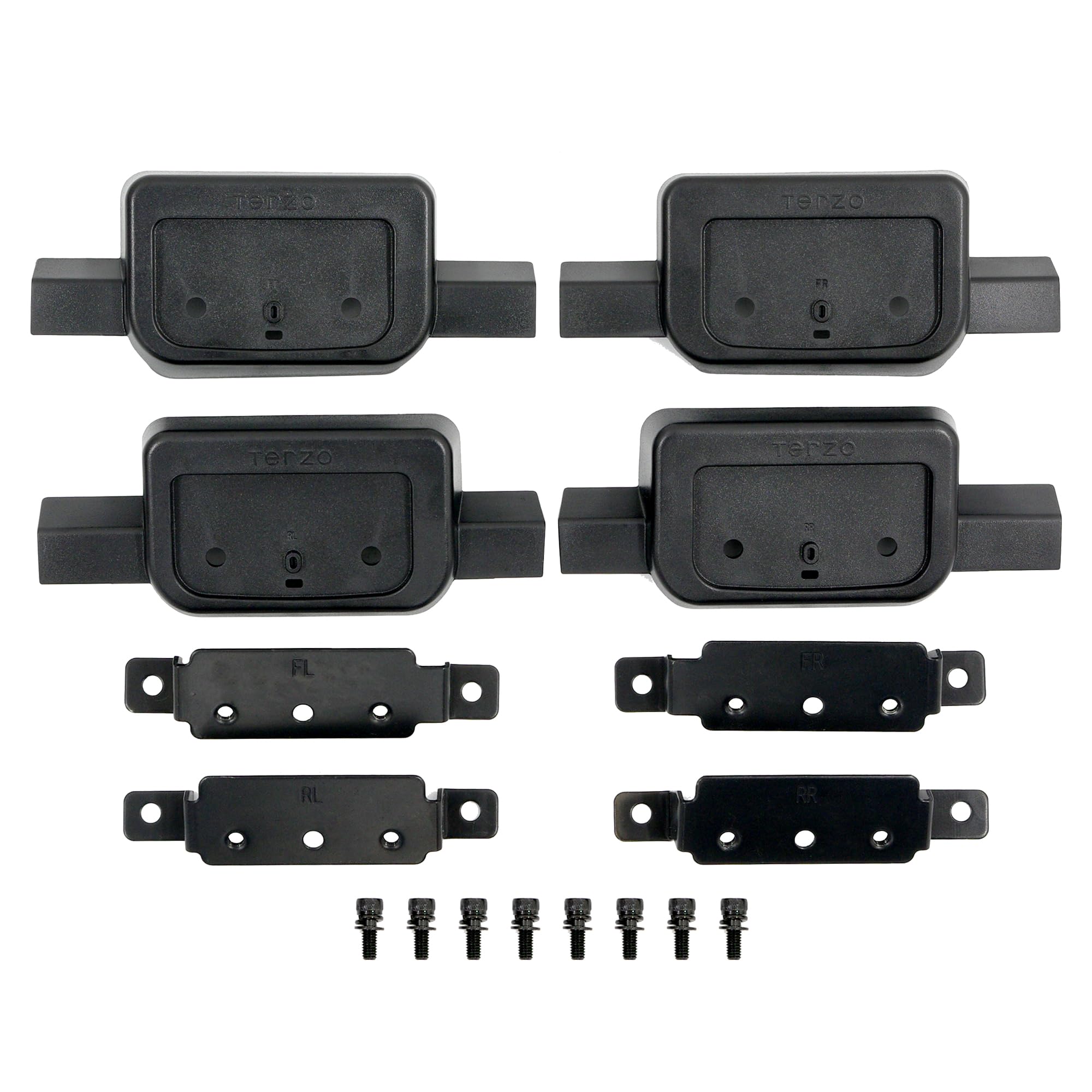 TERZO キャリアセット　EF-DRX プレマシー　エクストレイルなど PIAA Terzo テルッツォ by PIAA ベースキャリア フット 4個入