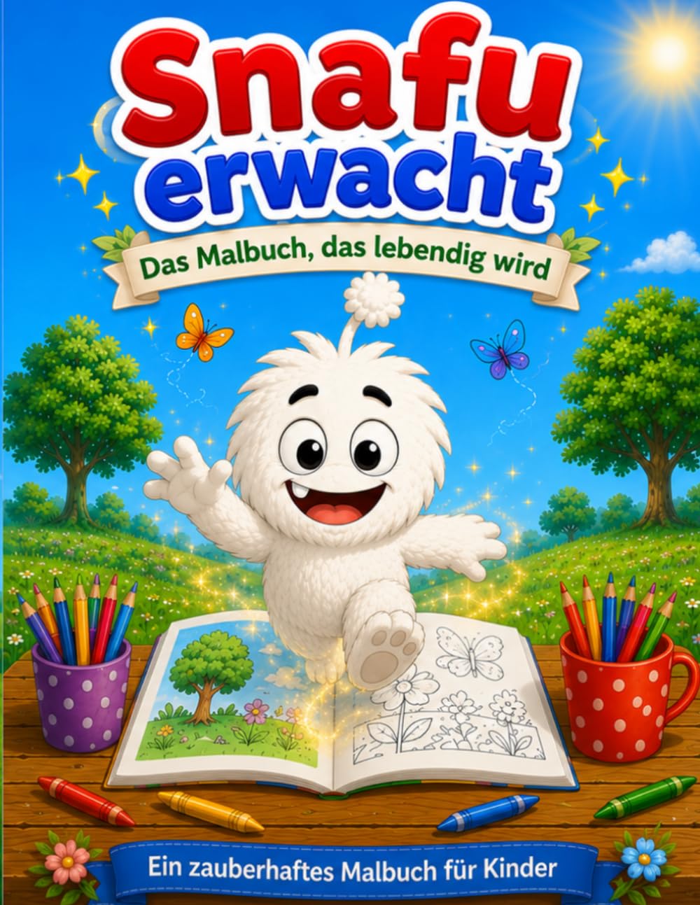 Snafu erwacht - Das Malbuch, das lebendig wird: Ein zauberhaftes Ausmalbuch für Kinder