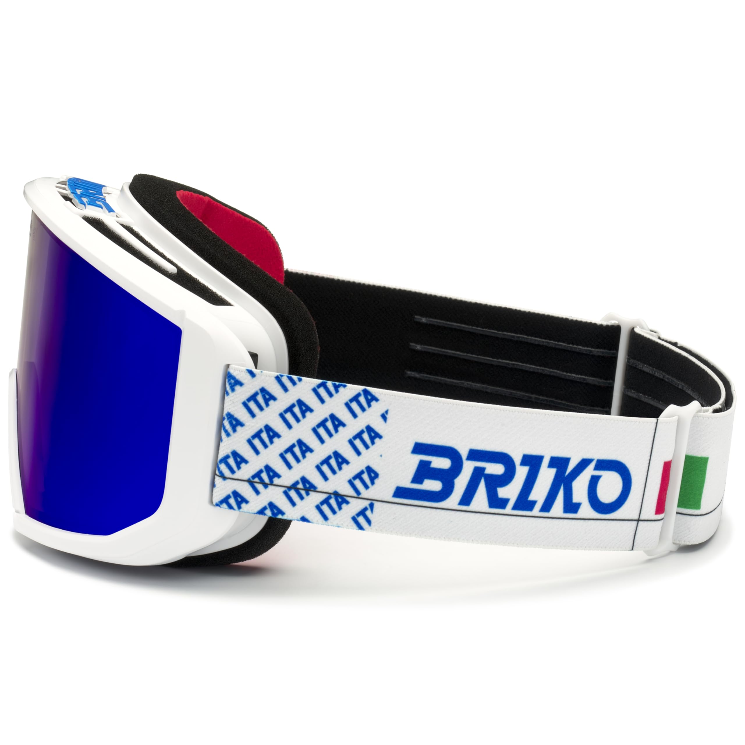 Briko Vulcano Mask Italia, Goggles Unisex-Adulto, White Science Blue-BM2, Taglia Unica