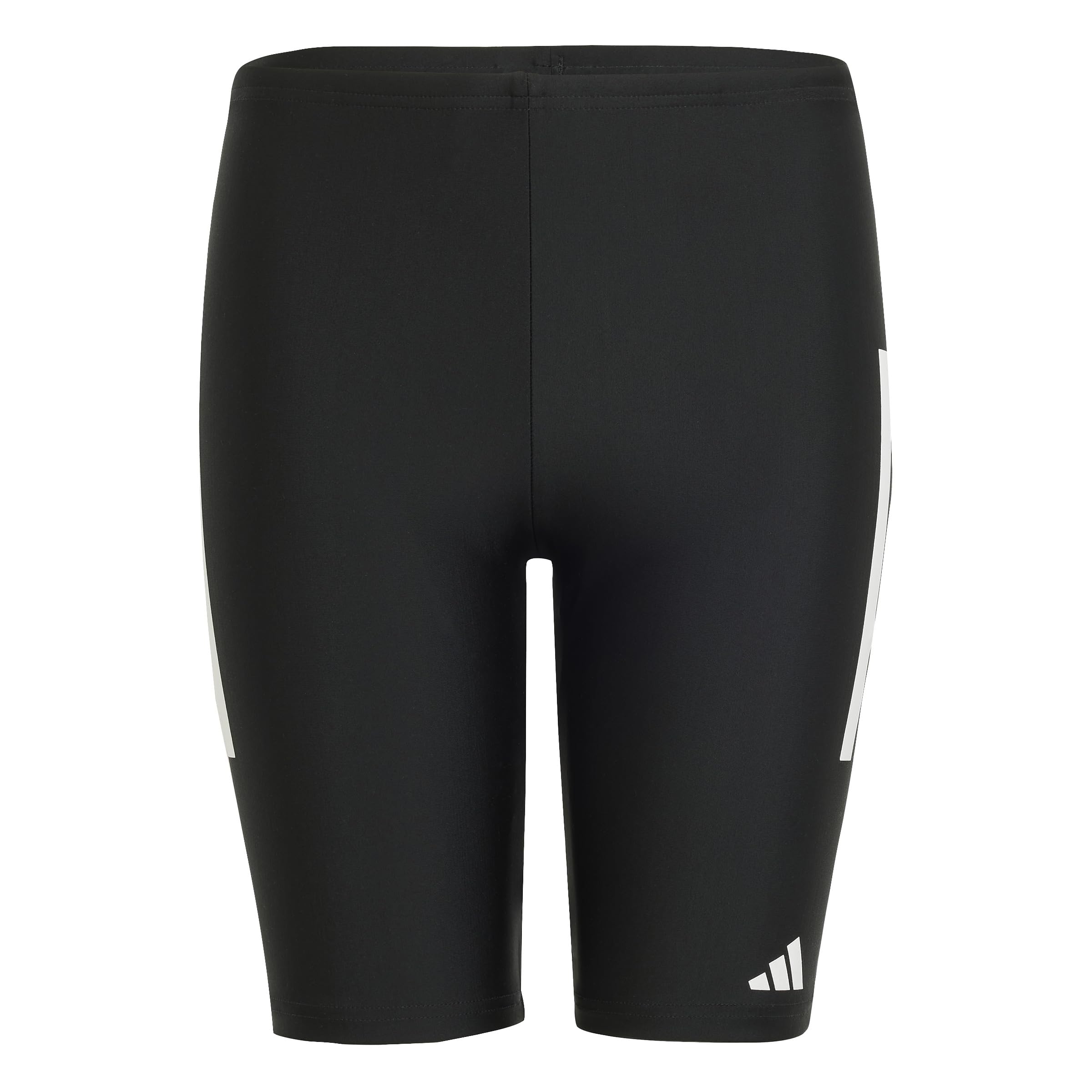 adidas Boy's 3-Stripes Swim Jammers Kids, Black/White, 15-16 Years