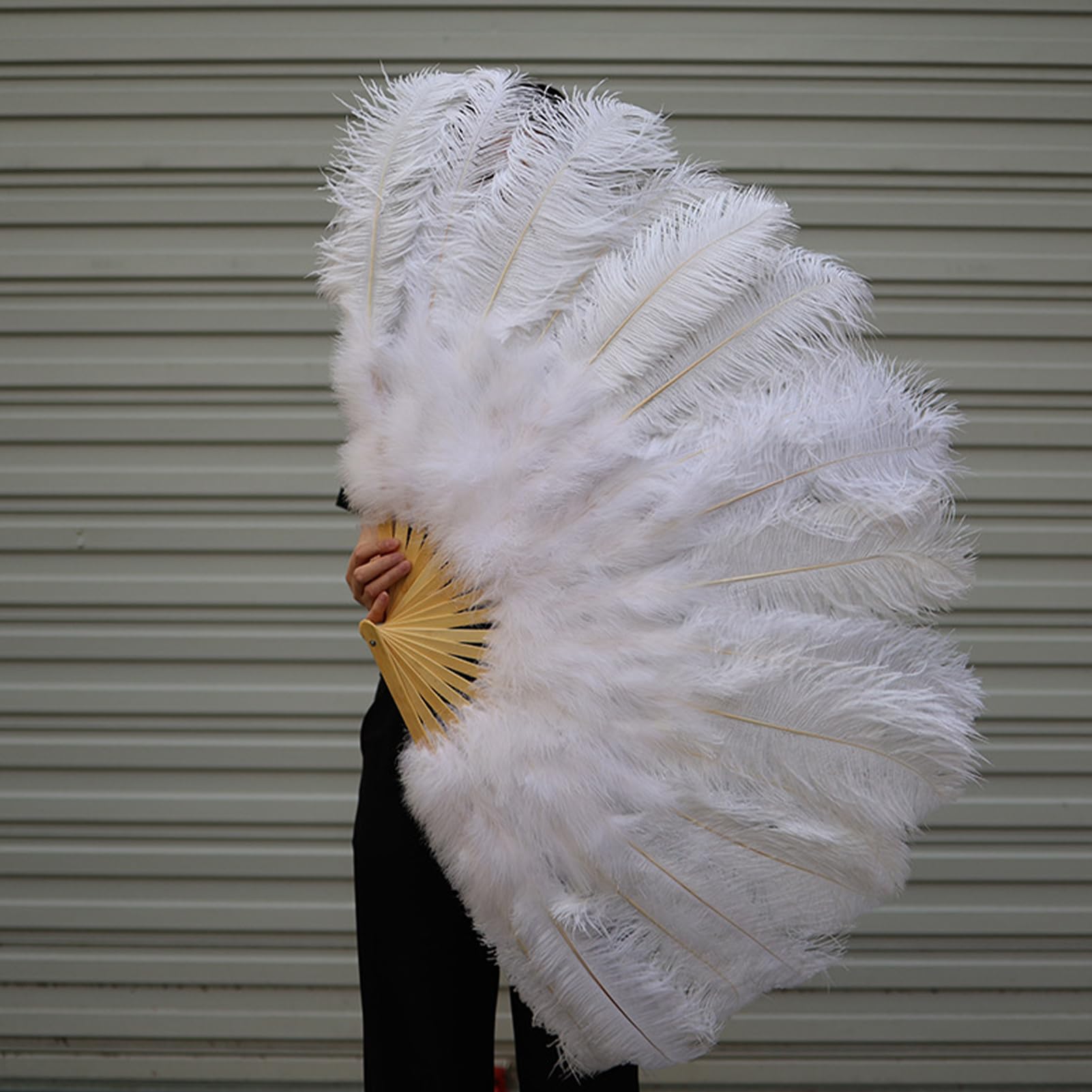 Wachlarze Taneczne Ręczne 13-Żebrowe Rekwizyty Rękodzieło | Klaszczące Wachlarze do Tańca Liniowego Na Festiwal Teatr Scena Ślub Impreza Fotografia Burlesque Kościół Taniec Brzucha