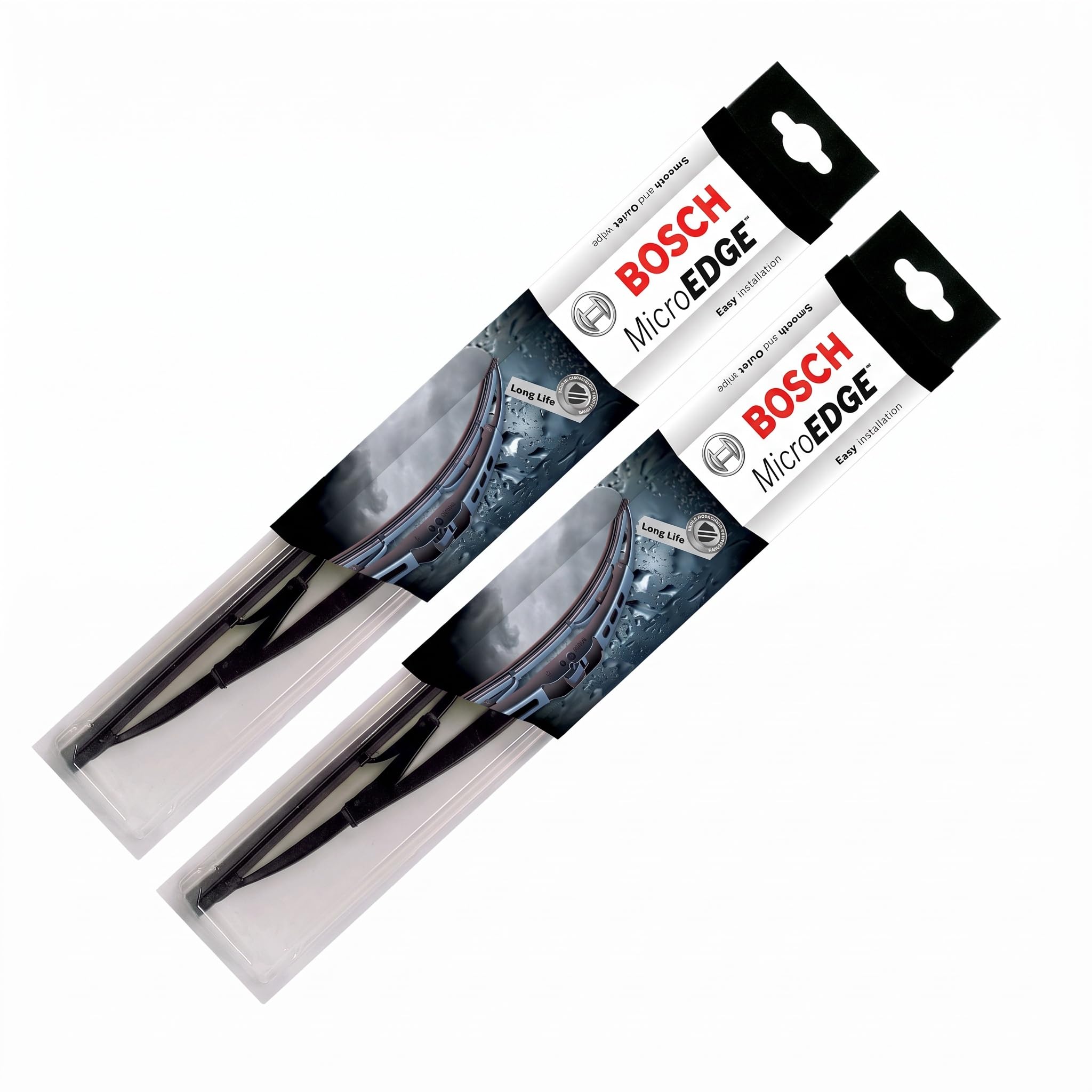 BOSCH 40713 MicroEdge Conventional Wiper Blade; 13" - Single (Pack of 2)