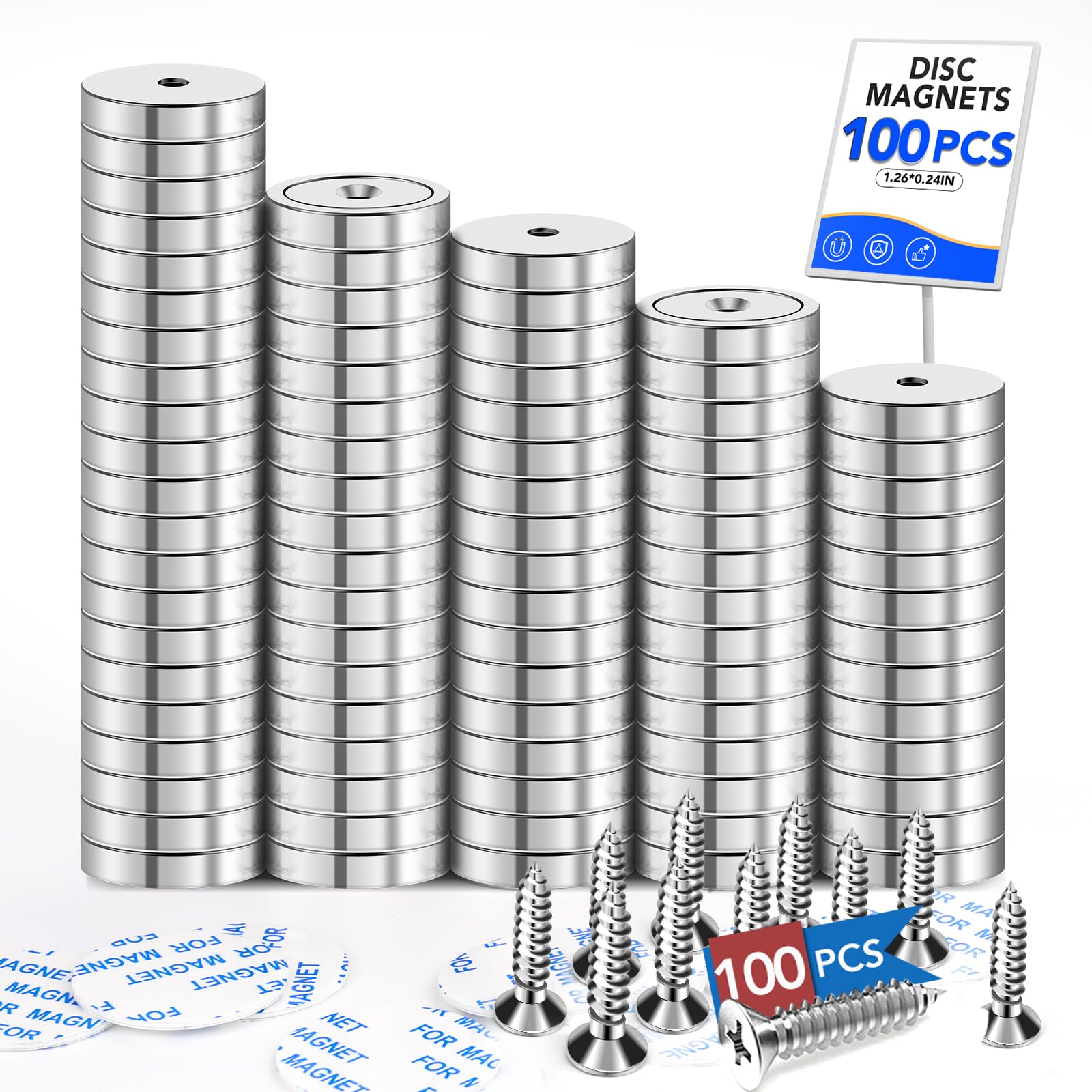 LOVIMAG Magnets 110 LBS Heavy Duty Neodymium Strong Magnet 10 Pack — Amazon image 24