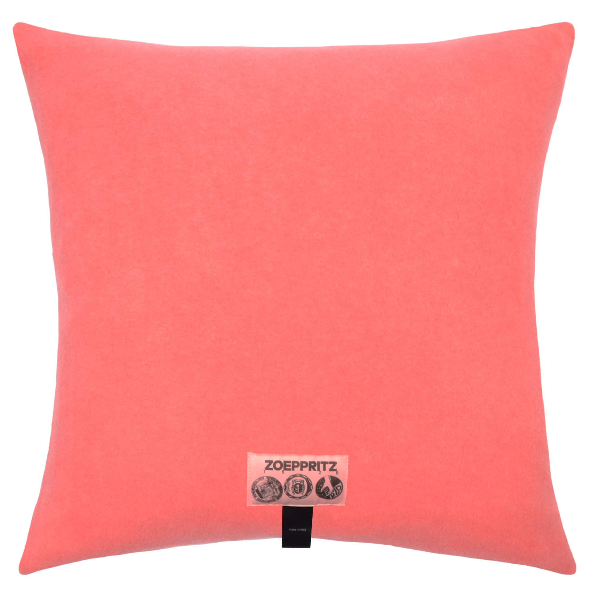 Housse de coussin en polaire avec point de crochet doux