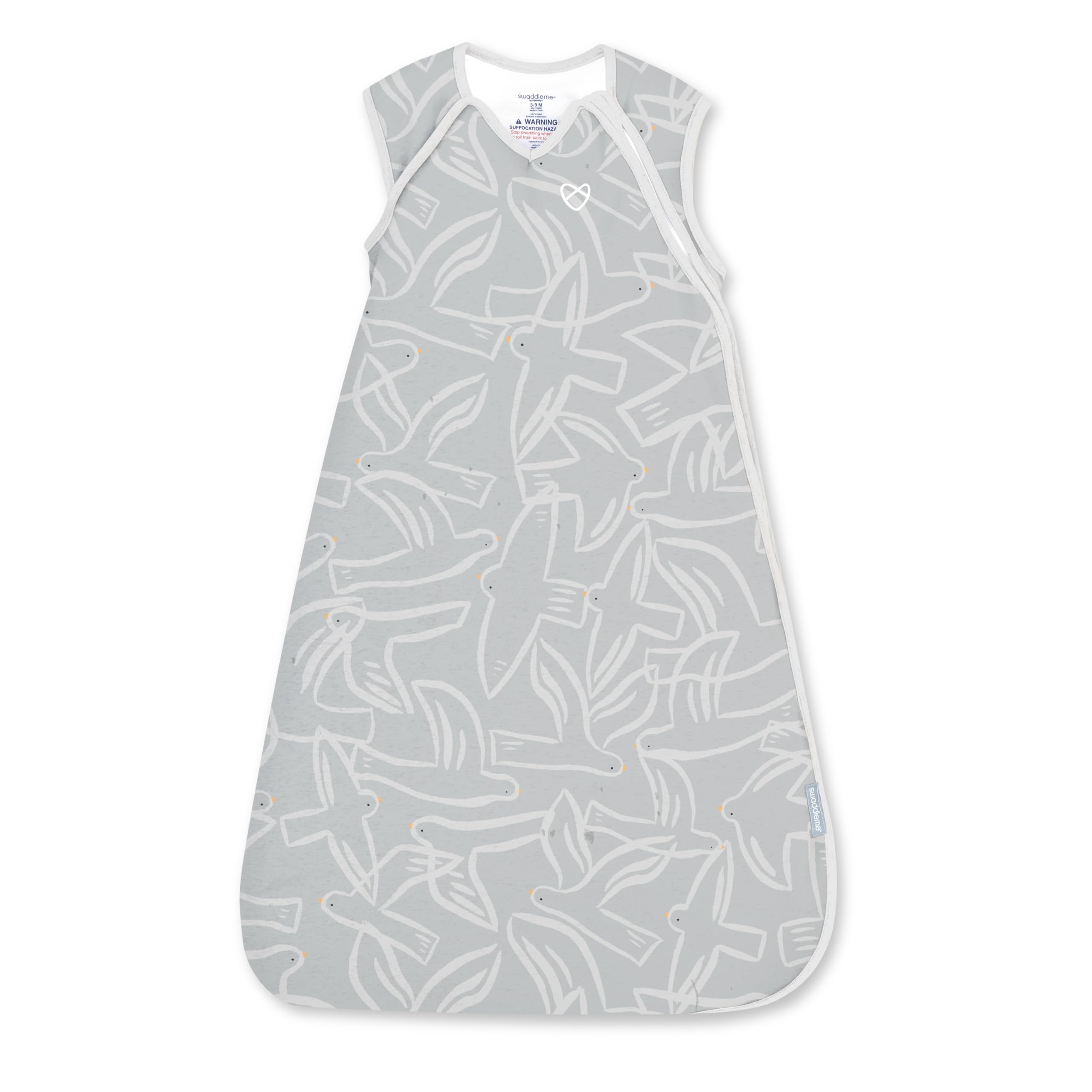 Ingenuity SwaddleMe Baby Sleeping Bag Night Sack Sleeper, Size 3-18 Months, 14-24 Pounds, 2.5 TOG