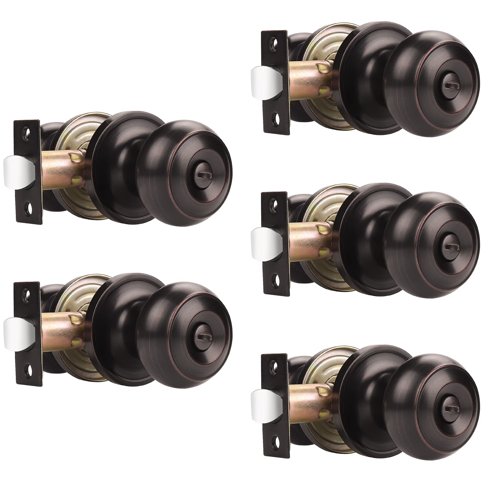 Probrico Matte Black Door Knobs - 6 Pack -11 Probrico Matte Black Door Knobs - 6 Pack -11