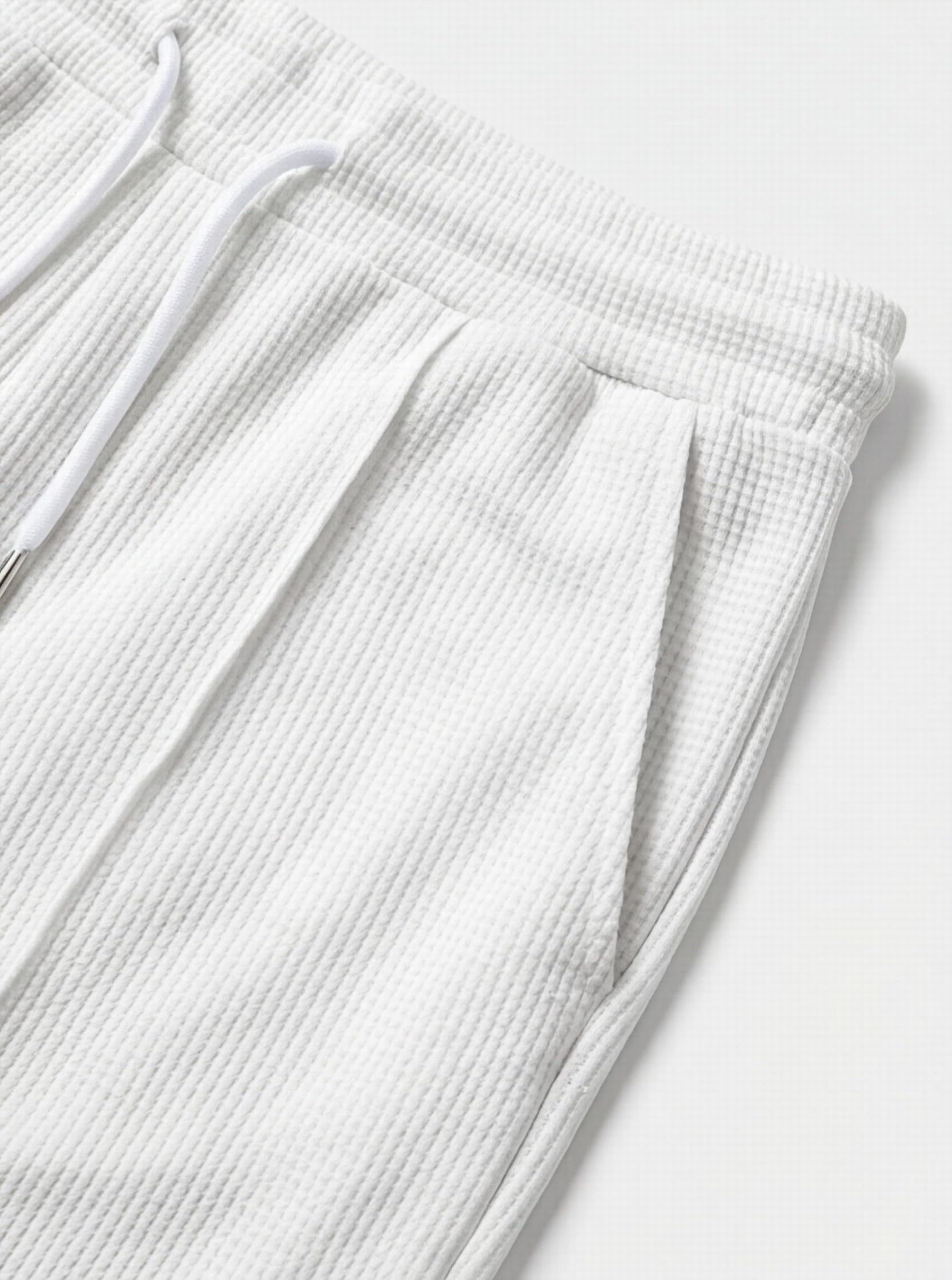 Chándal Deportivo para Hombre Camiseta de Manga Corta con Cremallera y Pantalones Largos Conjunto Deportivo Hombre Verano — view 6