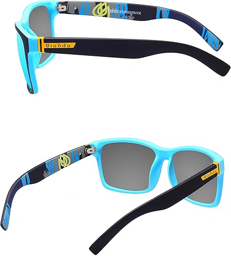 Miniatura 5 de VIAHDA Gafas de sol polarizadas para hombre, ciclismo, conducción, pesca, 100% protección UV HD5089