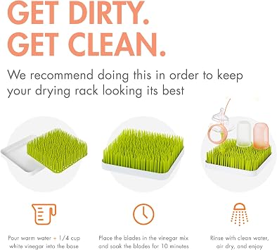 Boon Baby Bottle Drying Rack Bundle - Countertop Rack, Cleaning Brushes, and Drying Rack Accessory