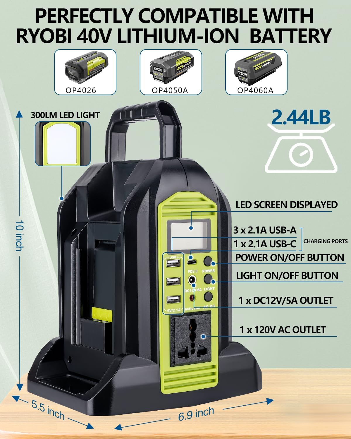 Ryobi Inverter Powers Devices