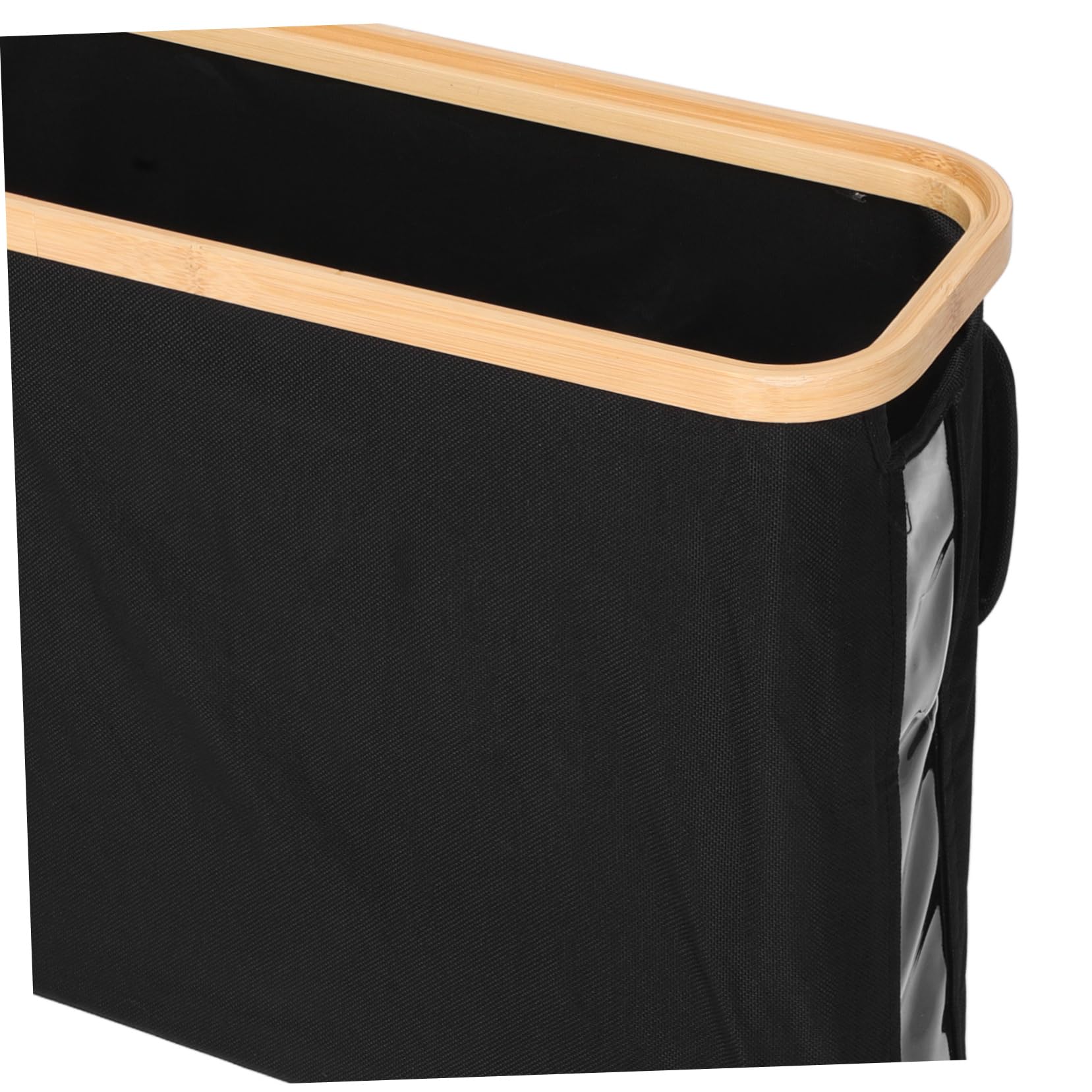 Cesta de Almacenamiento para Papel Higiénico de Tela Negra | Gran Capacidad para Varios Rollos, Uso en Cocina y Baño, Diseño Simple y Versátil