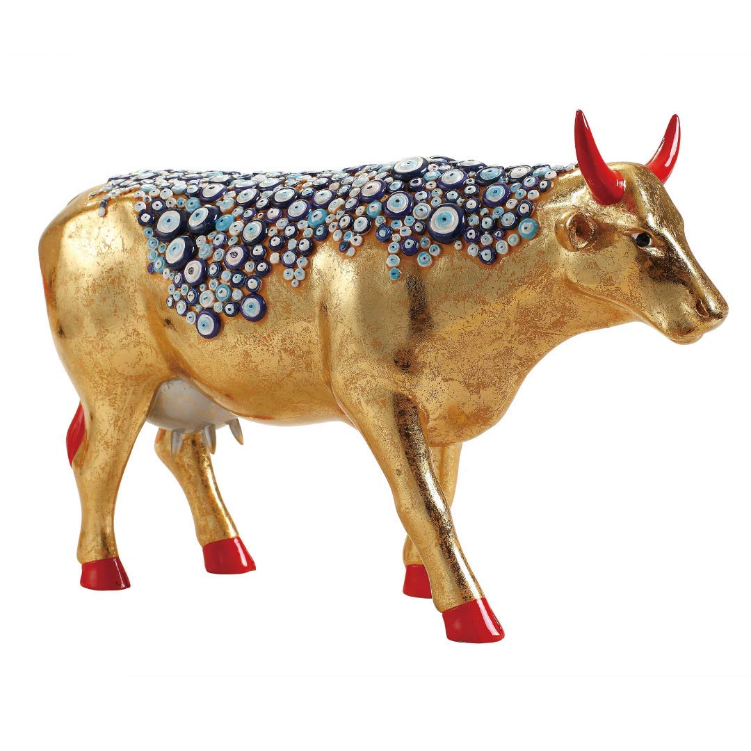 CowParade The Evil Eye Cow - aka Nazar Boncugu (Large)