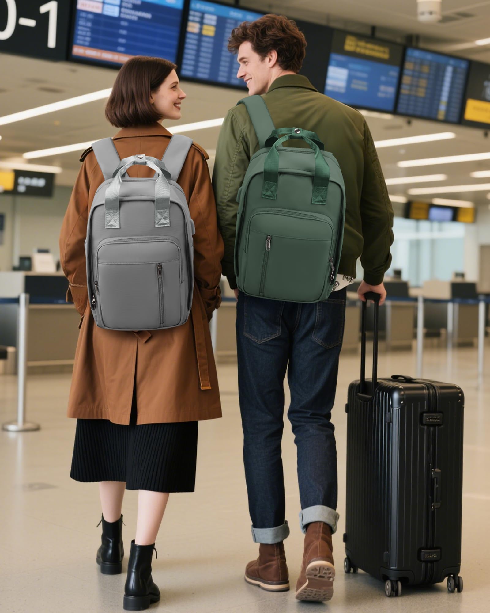 SZLX Plecak Próżniowy Bagaż Podręczny Dla Kobiet, Plecak Z Poduszką i Systemem Próżniowym Do Podróży, Plecak Podróżny Ryanair W Rozmiarze Kabinowym Z Pompką, Wodoodporna Walizka Próżniowa Dla Mężczyzn