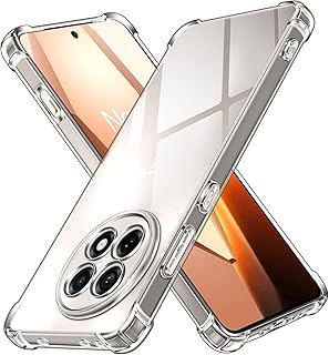 جراب شفاف مضاد للصدمات لموبايل ون بلس 13R، بتصميم نحيف من السيليكون الناعم بحواف من المطاط الحراري المرن بامتصاص للصدمات لحماية فعالة