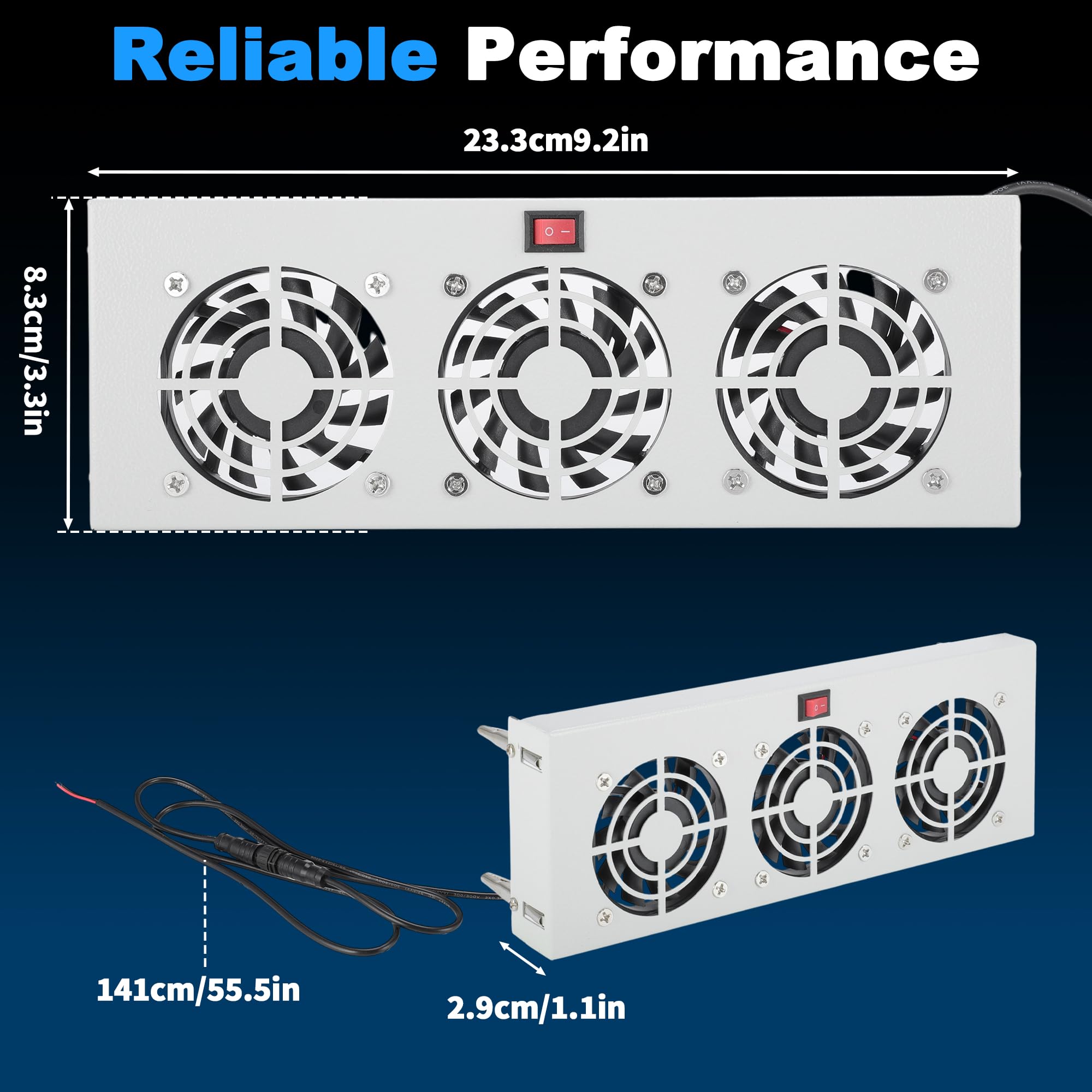 12V Kühlschrank Lüfter Für Wohnmobile 1PC Ultra Leise 4200U/Min