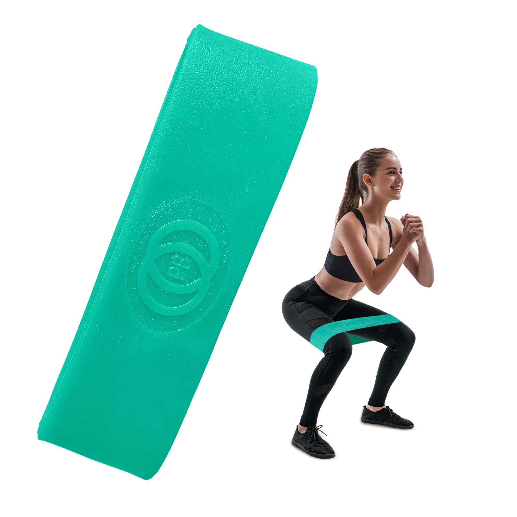 Pure Band - Latex-Free Professional Resistance Band for Physical Therapy, Stretching, Rehab, and Home Workouts - Premium, Durable, Thick Band for Strength Training & Recovery - Super Strong Booty Band