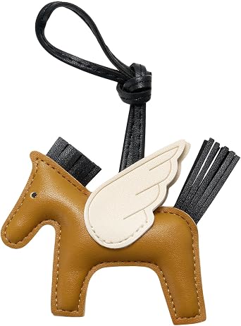 DEVPSISR Horse Purse Charms Women Cute Designer Keychain Leather Bag Charms for Handbags Tote Bag Accessories Charm Trendy