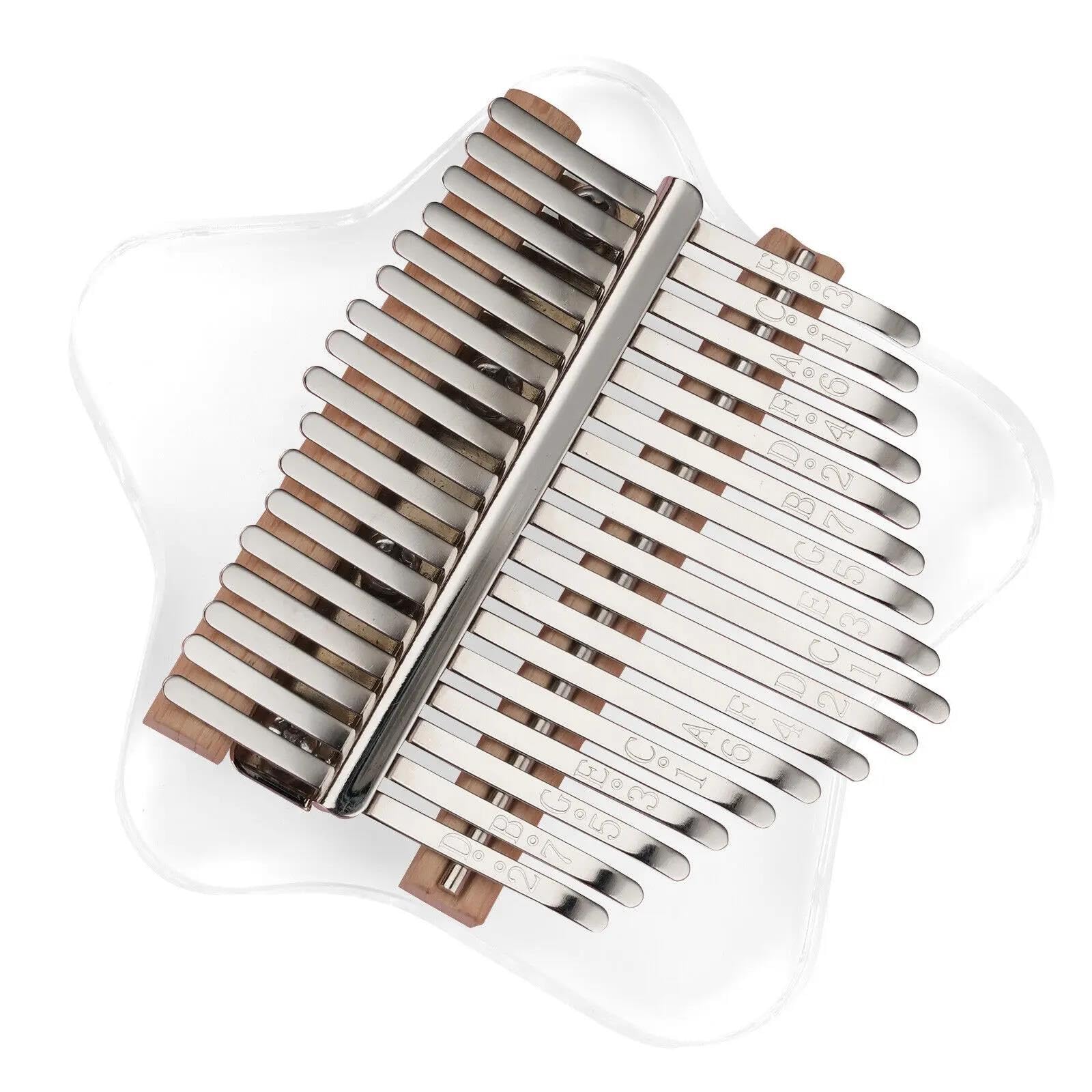 Kalimba Principiantes Kalimba Acrílica De 17 Teclas Para Principiantes Adultos