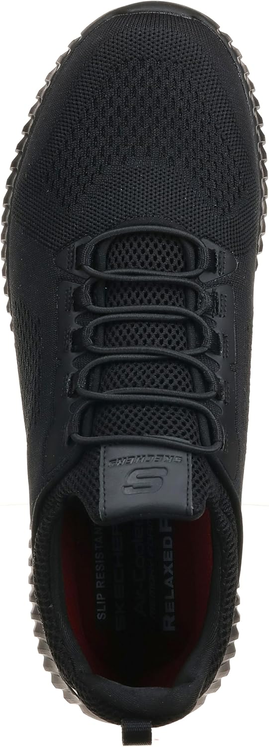 Skechers Men's, Cessnock SR Shoe - Wide Width Black - Image 3
