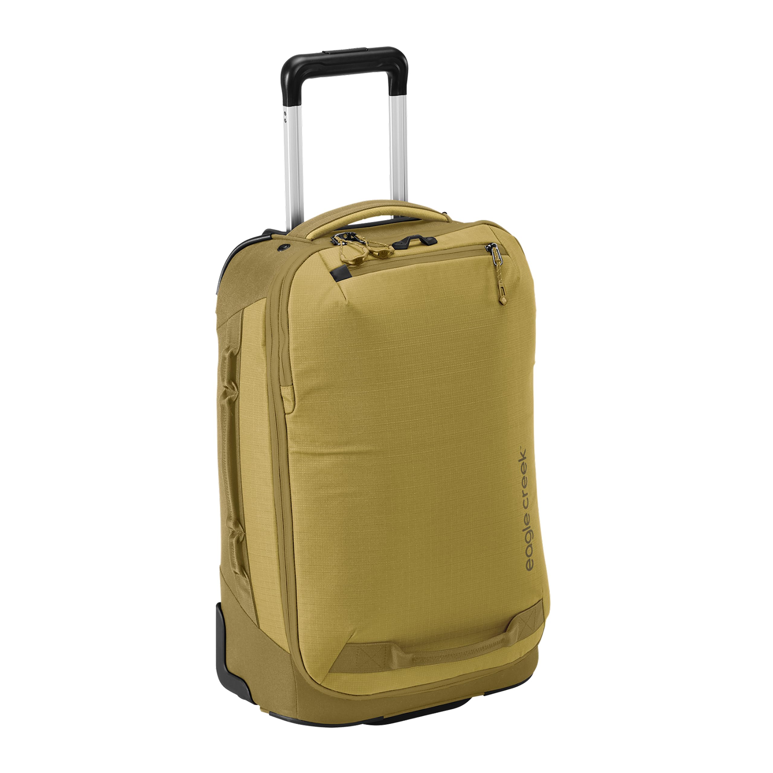 Eagle Creek Expanse 2-Wheel 21.25" Convertible International Carry-On Luggage – Backpack Straps – Durable, Water-Resistant, Lightweight – Travel-Ready Suitcase – Gold
