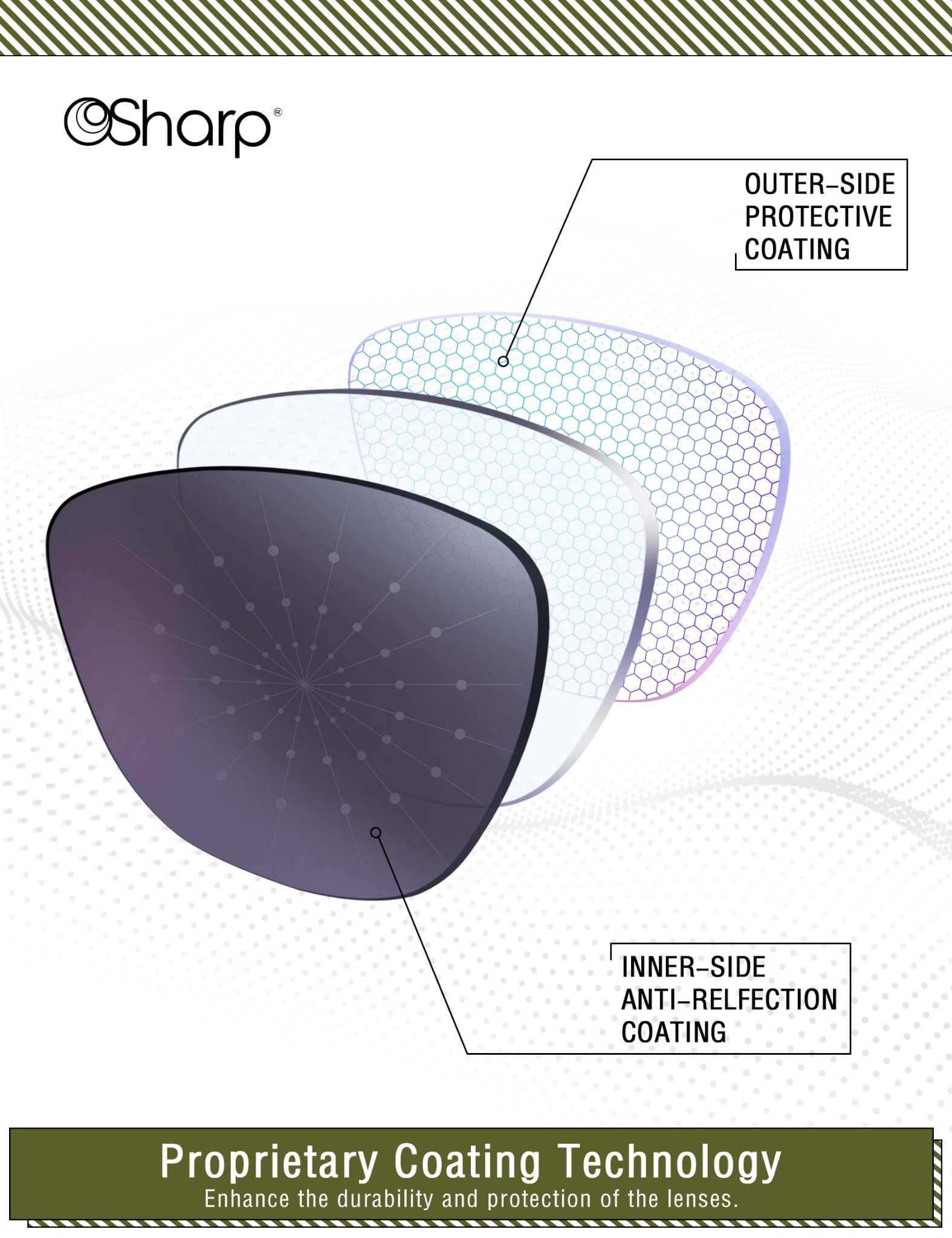OSharp Lentes de repuesto para gafas de sol Oakley Corridor SQ OO9415, polarizadas HD, espejadas, protección UV y ajuste perfecto