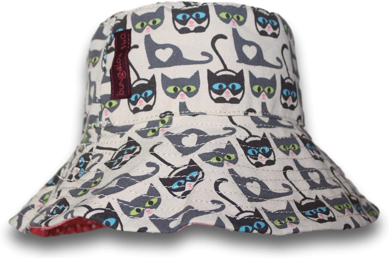 bungalow 360Women's Reversible Beach Sun Hat (Cat)