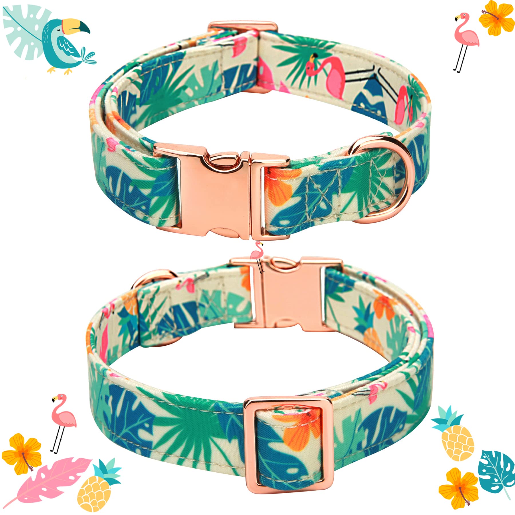 Verstellbares Hundehalsband mit Fliege und niedlichem Muster, für Frühling und Sommer, weiches Haustierhalsband für kleine, mittelgroße und große Hunde