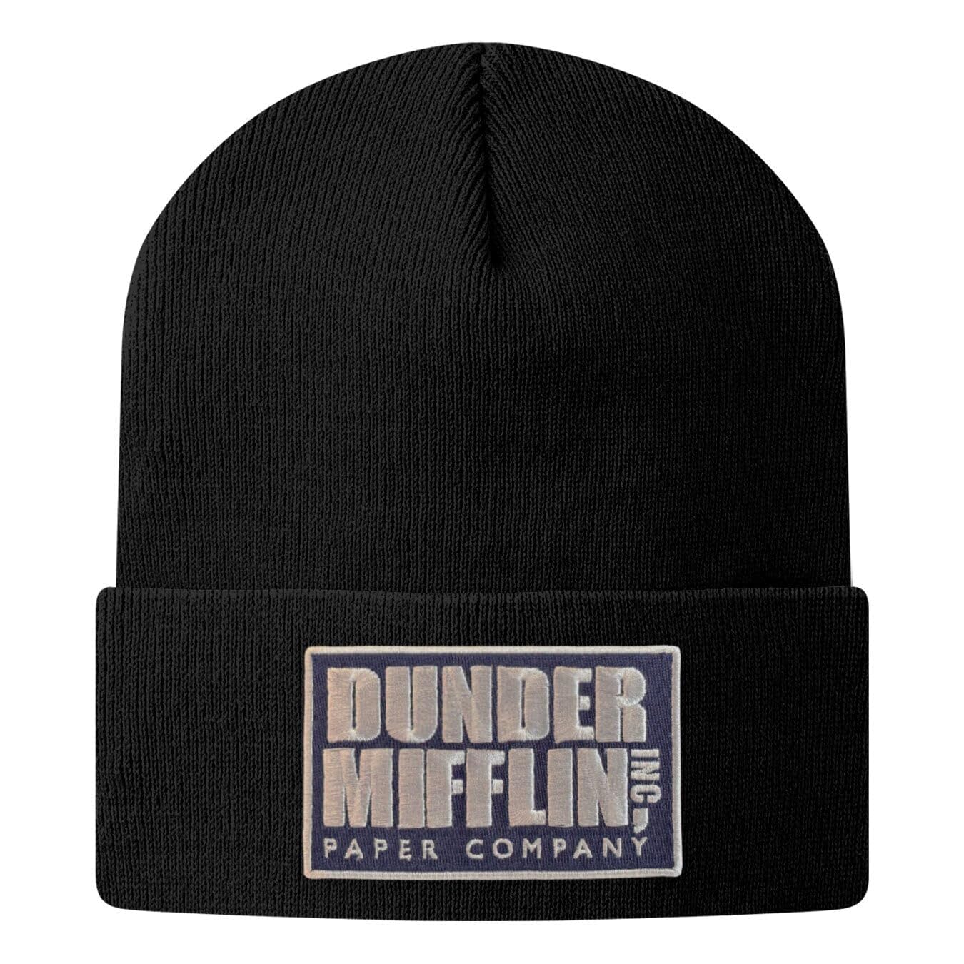 The Office Unisex Black Officially Licensed Dunder Mifflin Inc Beanie (Black)