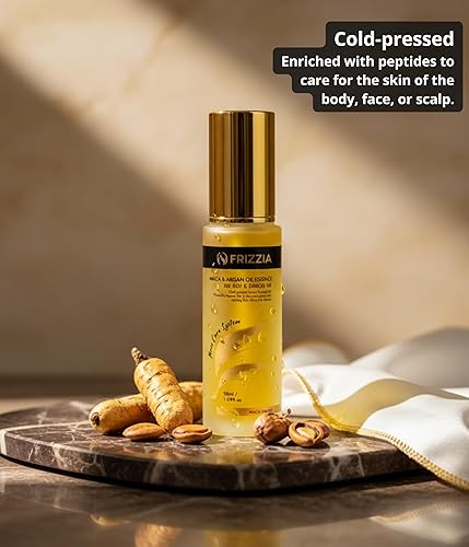 Miniatura 5 de Aceite de argán para el cabello, aceite antiencrespamiento y brillo, puro y virgen, reparador y fortalecimiento, protección térmica y reparación