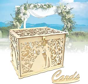 Jolik Grande Acrilico Scatola di Carta di Nozze Scatola per Matrimonio