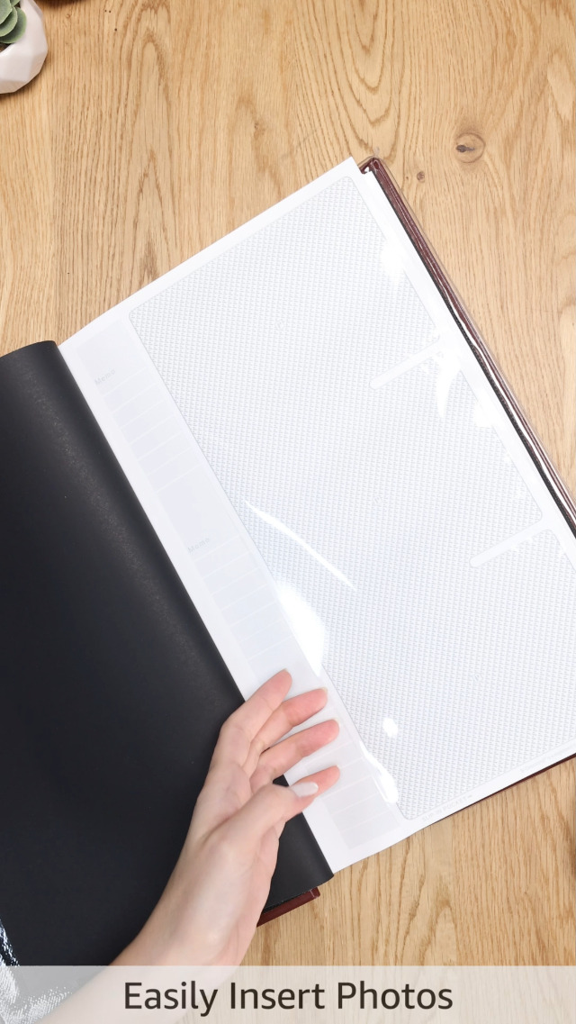 Amazon.com: Pioneer Photo Albums Sewn Bonded Leather Bookbound 300