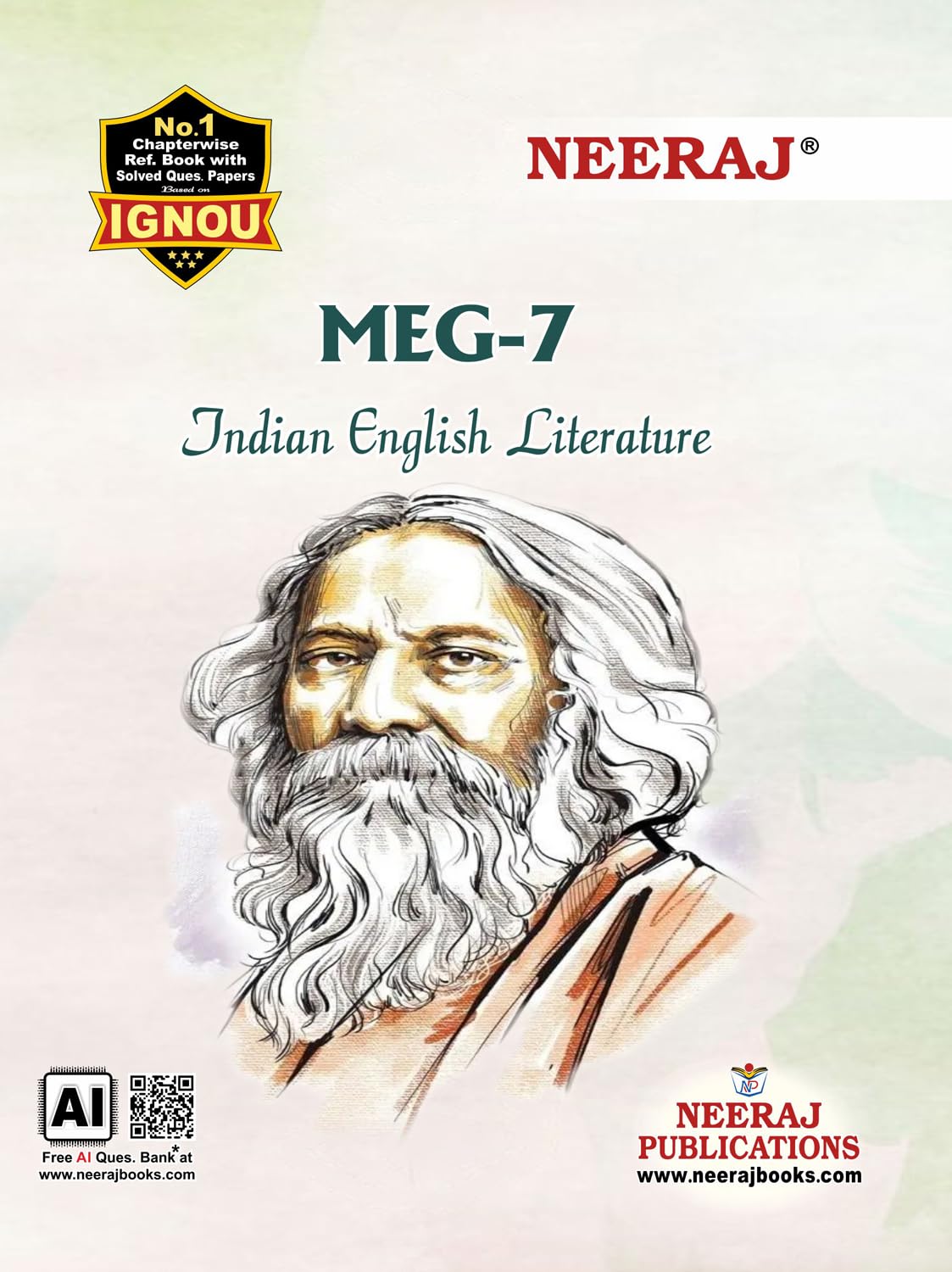 NEERAJ MEG-7 - Indian English Literature - English Medium -for MA Course of, IGNOU - Chapter Wise Help Book including Many Solved Sample Papers & Important Exam Notes