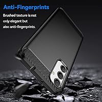 Vista 5 de Folmeikat Funda compatible con Samsung Galaxy A24 4G, con protector de pantalla, absorción de golpes, flexible de goma TPU, funda protectora