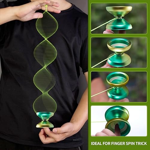 Miniatura 95 de YOYOSTUDIO X0312 Responsive Yoyo (negro) + Yoyo de plástico P1 (degradado azul púrpura)