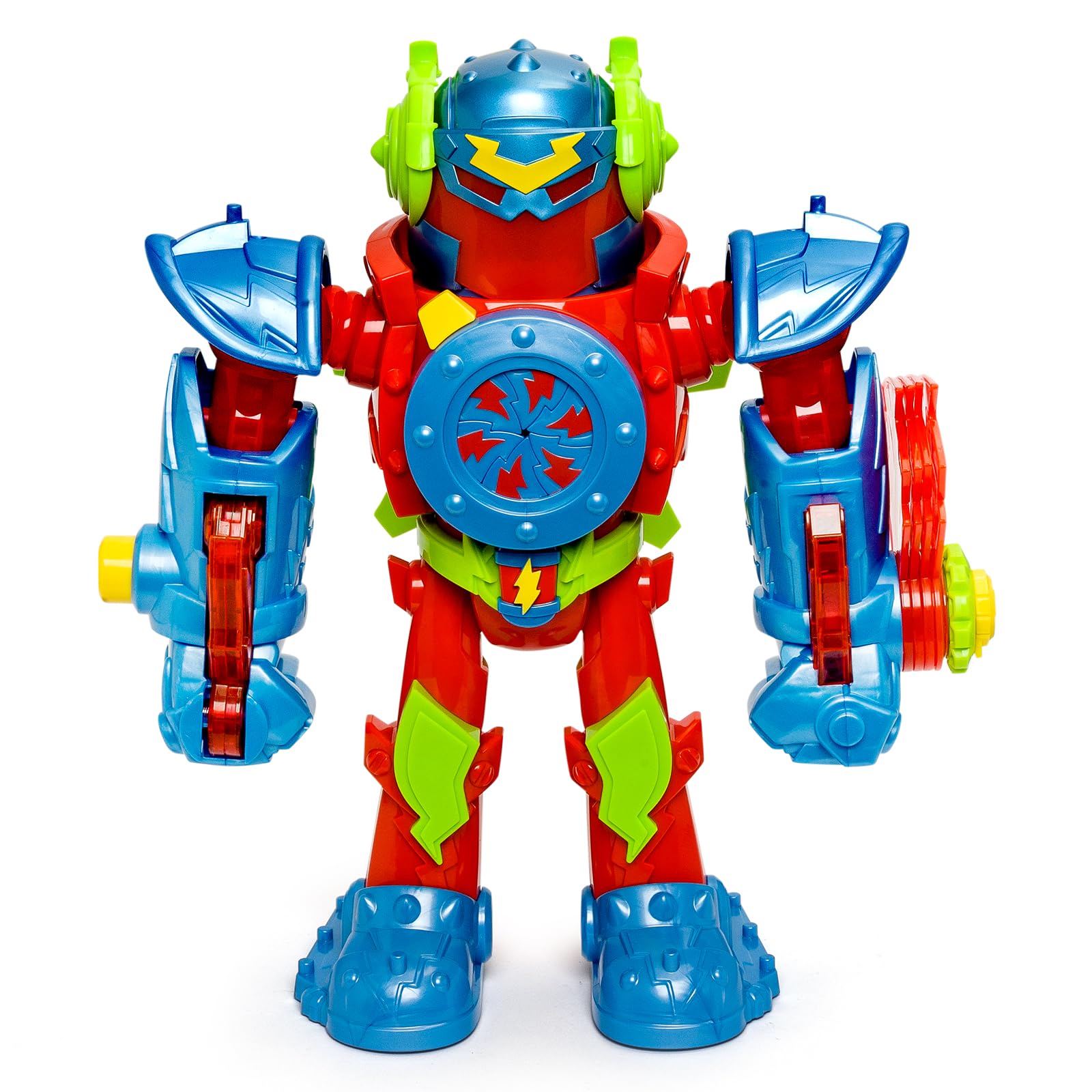 SUPERTHINGS KAZOOM Power–Titan Fury.Robot Titan Fury de Kid Fury de la Serie de TV “Superthings Kazoom Power”.con Espada,Escudo,alas y Disparador. Contiene Robot,Kid Fury Exclusivo y 3 Proyectiles