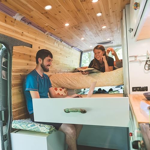 Miniatura 8 de Luz LED de techo empotrable para caravana de 4.5 pulgadas DC12V, luz de gabinete iluminación interior para caravana, caravana, remolque, barco,