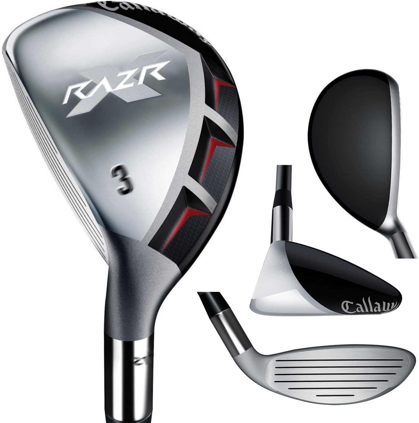 Callaway RAZR X Hybrid Left, 27 RAZR X Graphite (Regular) Golf Hybrid Clubs