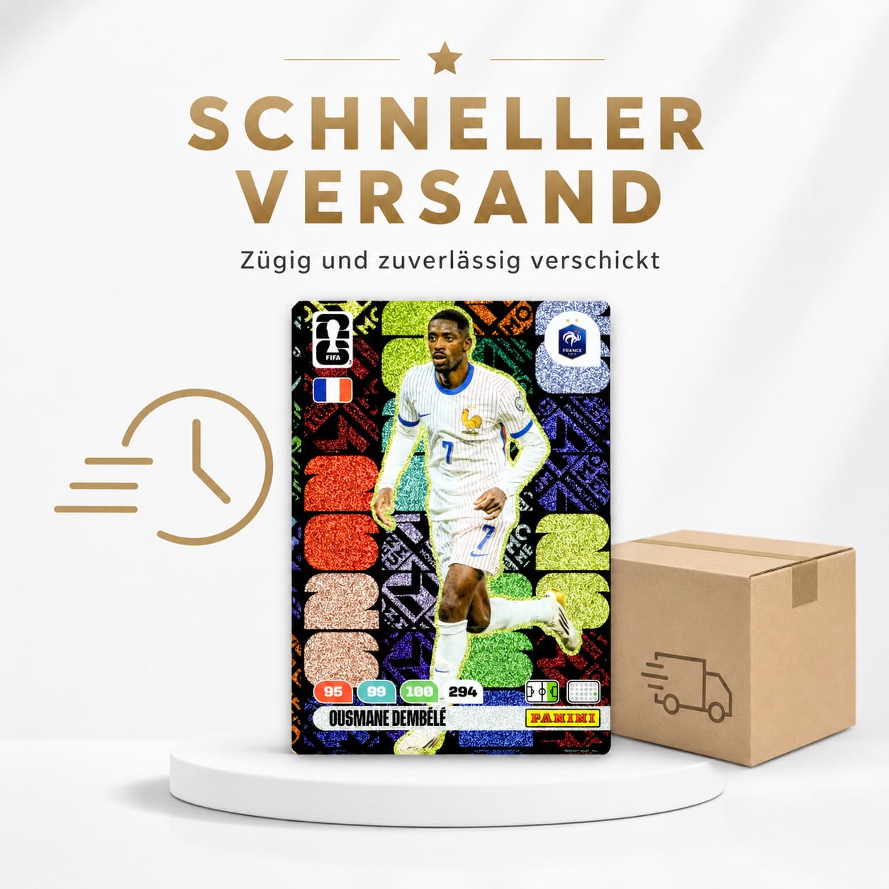 World Cup 2026 Adrenalyn XL | WM 26 | Sammelkarten Momentum Card | Momentum Dembele