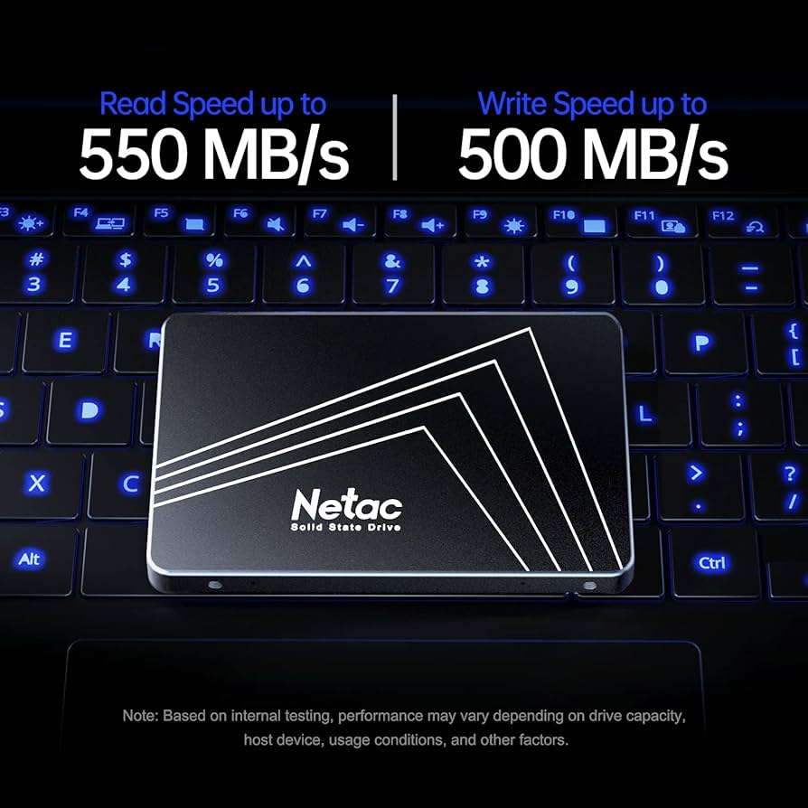 Netac SSD 2TB Internal SSD Up to 550 MB/s Hard Drive Disk