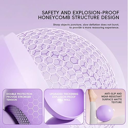 Miniatura 6 de Pelota de ejercicio suave de 9 pulgadas para pilates, yoga, entrenamiento básico