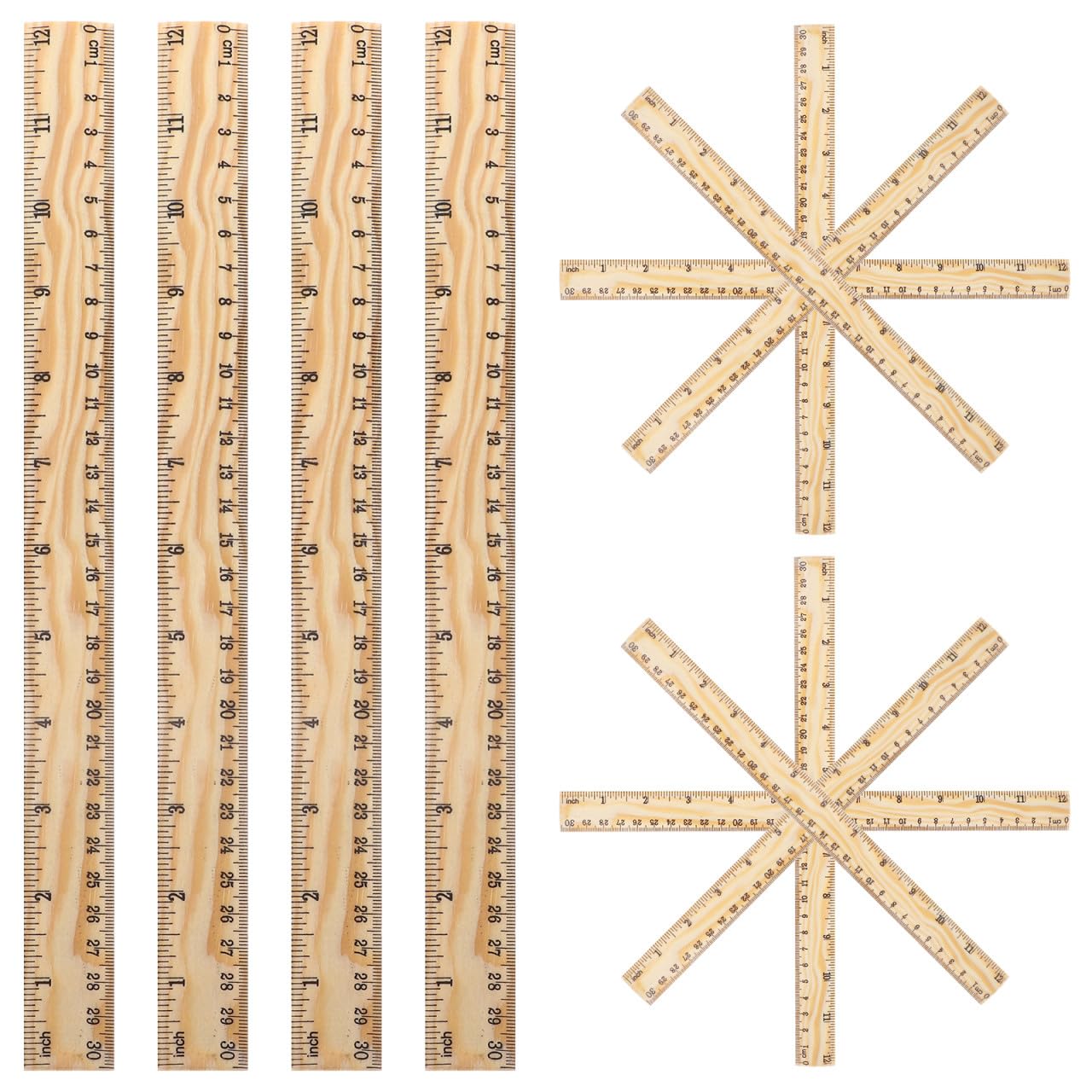 30cm Schneiderlineal aus Kunststoff für Nähen und Heimarbeit