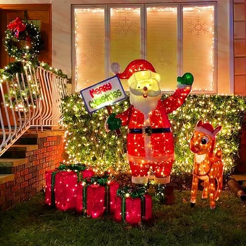 Miniatura 2 de QITONG Paquete de 2 tiras de luces solares de 66 pies, 200 luces LED de Navidad, 8 modos de luces blancas al aire libre para exteriores, árbol,