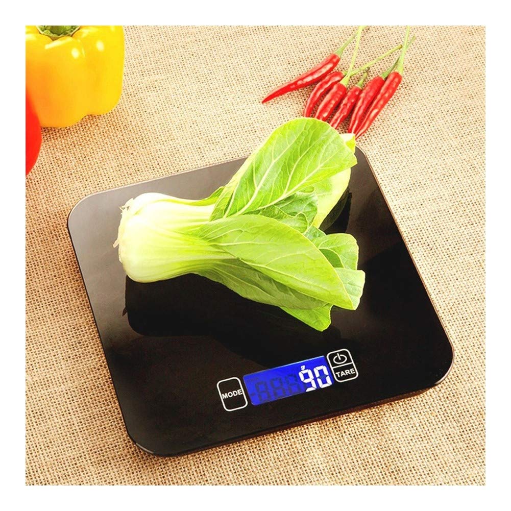 HPTHLY Ultra-Thin 15KG Digital Kitchen Scale Waterproof Precision Baking Food Scale Platform Metering Weighing Balance Electronic Scale Scales (5kg)