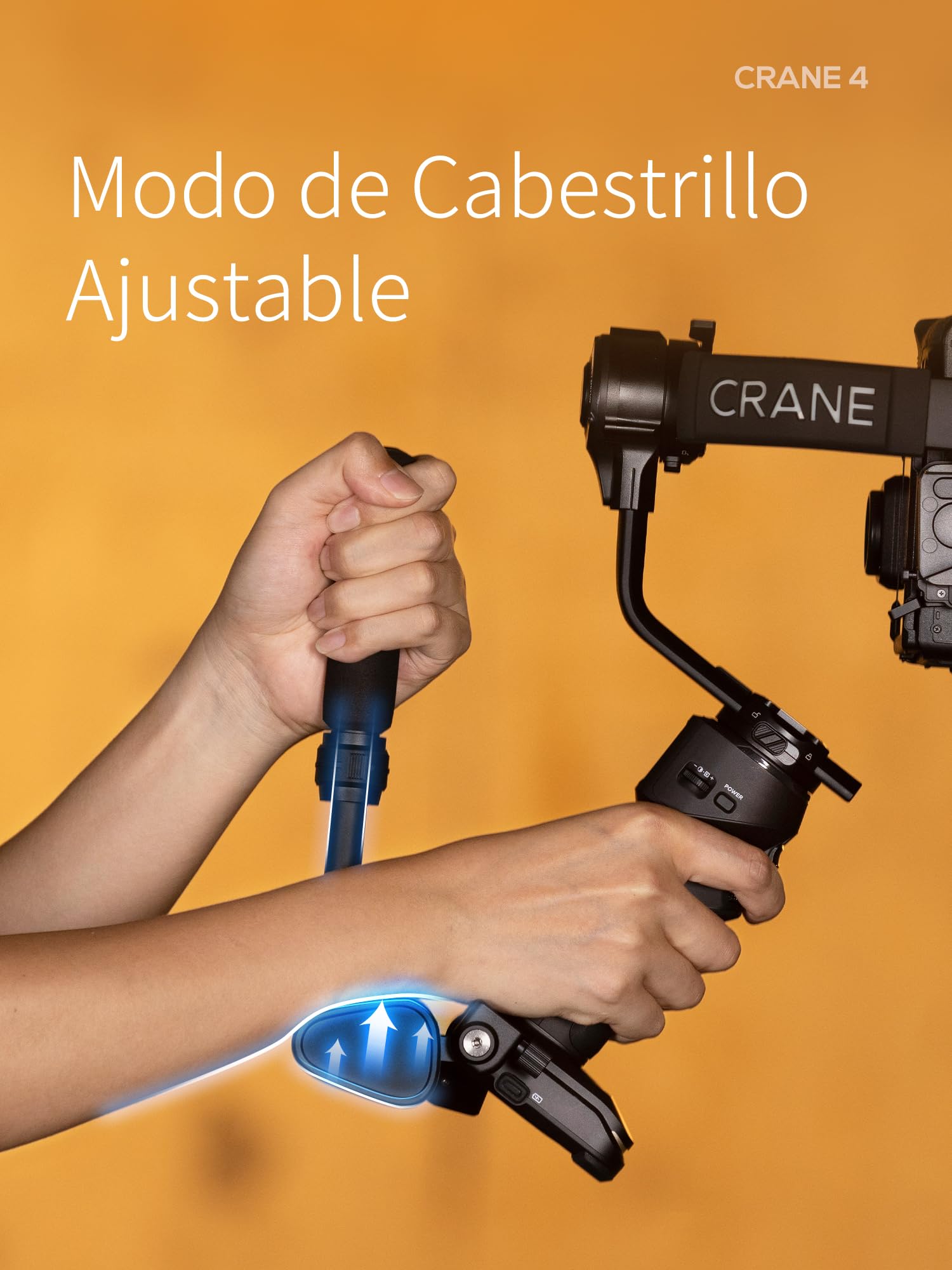 ZHIYUN Crane 4 Combo [Official] Estabilizador Gimbal para cámaras réflex Digitales y sin Espejo, estabilizador de cámara de 3 Ejes con asa, reposamuñecas, trípode, Bolsa, luz, para | Para cámara DSLR y sin espejo, Nikon, Sony, Panasonic, Canon, Fujifilm B