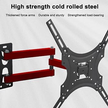 Tv Wall Mount 32-55 Inch Lcd Monitor Bracket Wall Telescopic Extension Bracket Mechanical Arm Angle Adjustable